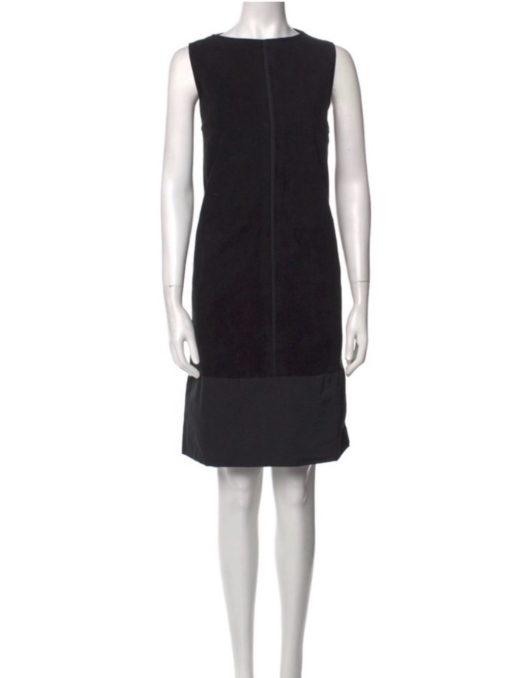 Dolce & Gabbana Black Sleeveless Mini Sheath Dress
